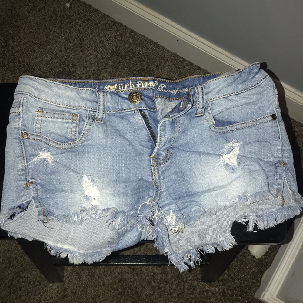 Denim shorts